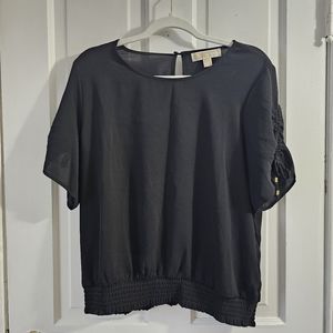 Women's Black Blouse,large, Michael Kors